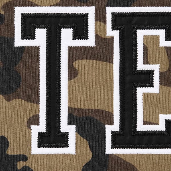 Supreme Team 94 Hooded Sweatshirt - Woodland Camo (front)