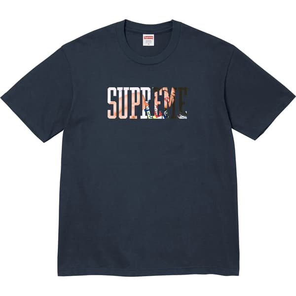 Supreme Tera Patrick Tee - Navy (front)