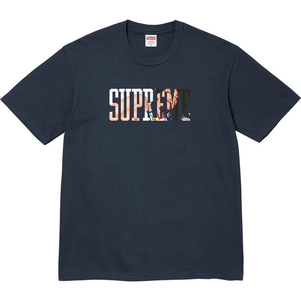 Supreme Tera Patrick Tee - Navy (front)