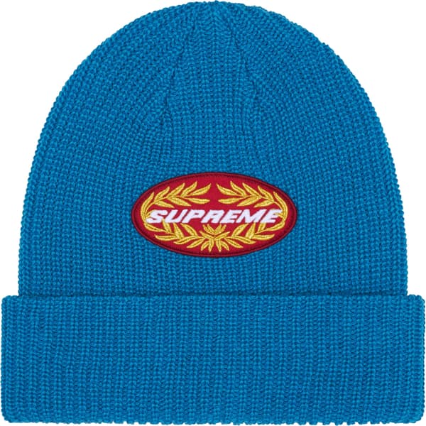 Supreme Terminal Beanie - Cyan (front)
