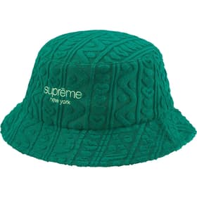 Supreme Terry Pattern Crusher Green