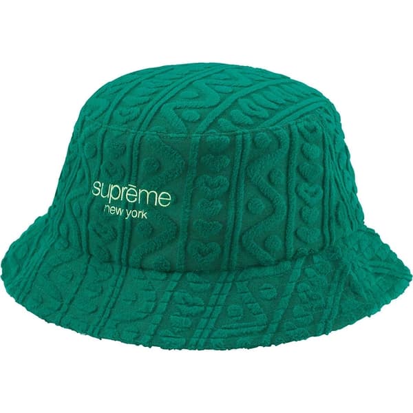 Supreme Terry Pattern Crusher - Green (front)