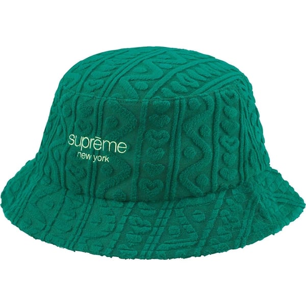 Supreme Terry Pattern Crusher - Green (front)