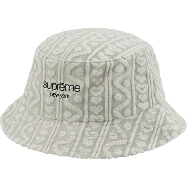 Supreme Terry Pattern Crusher - Grey (front)