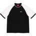 Supreme Terry Raglan S/S Top - Black (front)