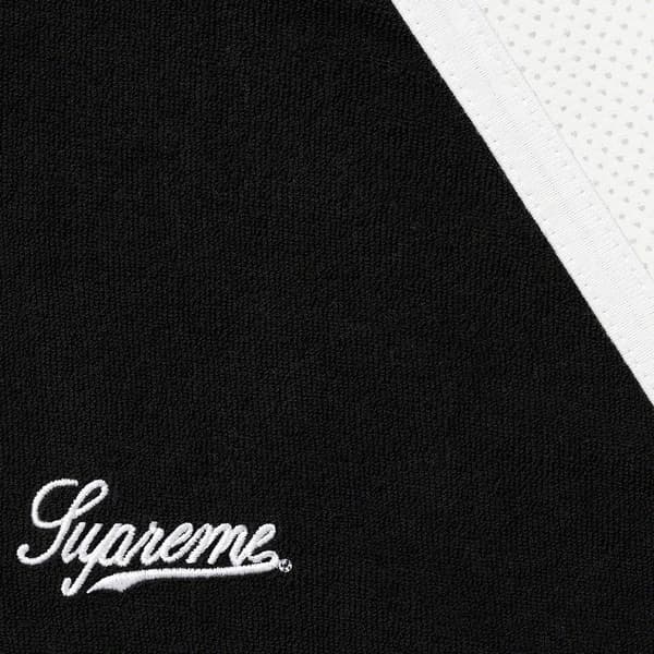 Supreme Terry Raglan S/S Top - Black (front)