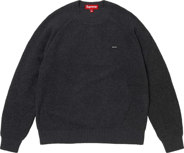 Supreme Terry Small Box Sweater - Black (front)