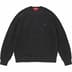 Supreme Terry Small Box Sweater - Black (front)