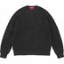 Supreme Terry Small Box Sweater - Black (front)