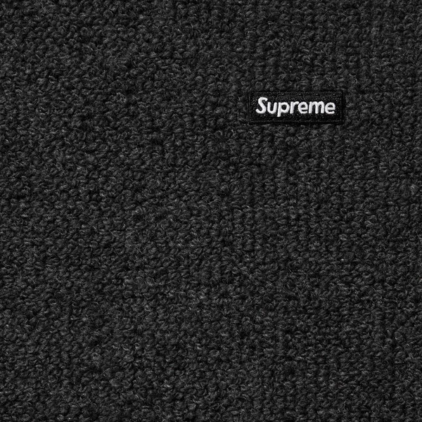 Supreme Terry Small Box Sweater - Black (front)