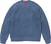Supreme Terry Small Box Sweater - Blue (front)