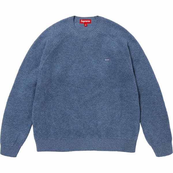 Supreme Terry Small Box Sweater - Blue (front)
