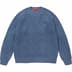 Supreme Terry Small Box Sweater - Blue (front)