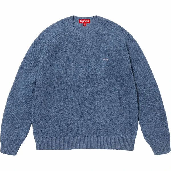 Supreme Terry Small Box Sweater - Blue (front)