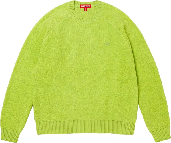Supreme Terry Small Box Sweater - Green (front)