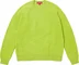 Supreme Terry Small Box Sweater - Green (front)