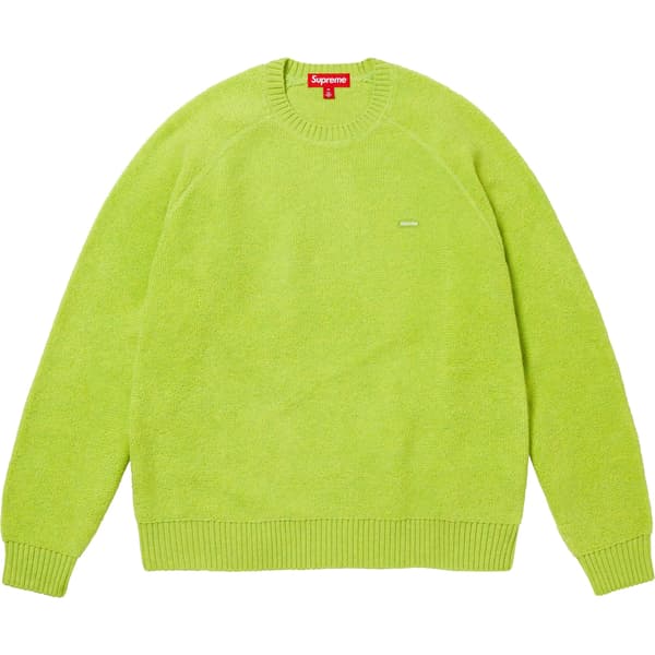 Supreme Terry Small Box Sweater - Green (front)