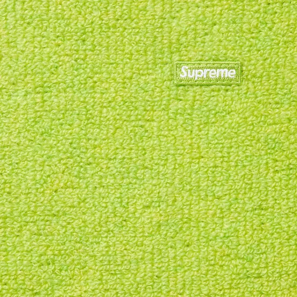 Supreme Terry Small Box Sweater - Green (front)