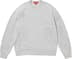 Supreme Terry Small Box Sweater - Heather Grey (front)