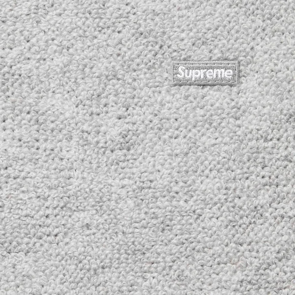 Supreme Terry Small Box Sweater - Heather Grey (front)