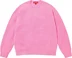 Supreme Terry Small Box Sweater - Pink (front)