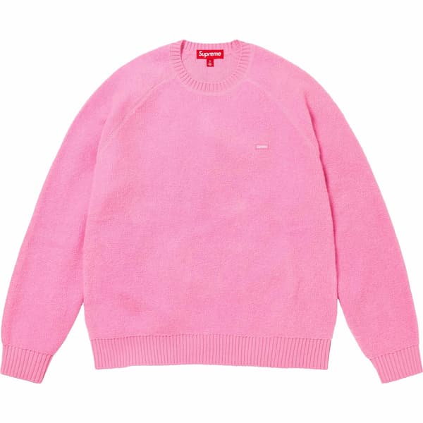 Supreme Terry Small Box Sweater - Pink (front)