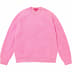 Supreme Terry Small Box Sweater - Pink (front)