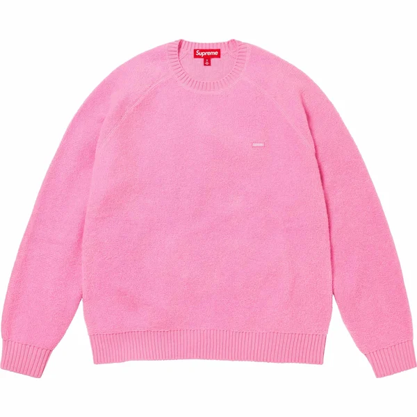 Supreme Terry Small Box Sweater - Pink (front)