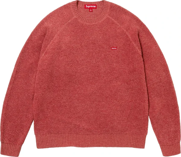 Supreme Terry Small Box Sweater - Rust (front)