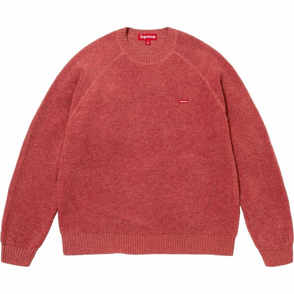 Supreme Terry Small Box Sweater - Rust (front)
