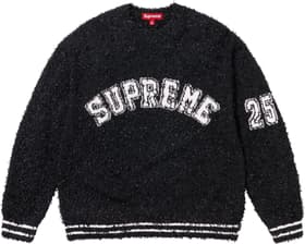 Supreme Textured Arc Sweater Black