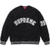 Supreme Textured Arc Sweater - Black (front)
