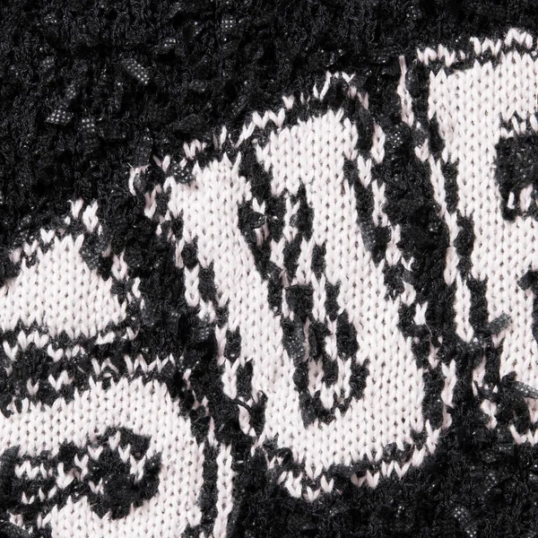 Supreme Textured Arc Sweater - Black (front)