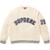 Supreme Textured Arc Sweater - Cream (front)