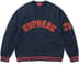 Supreme Textured Arc Sweater - Navy (front)