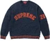 Supreme Textured Arc Sweater - Navy (front)