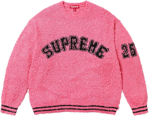 Supreme Textured Arc Sweater - Pink (front)