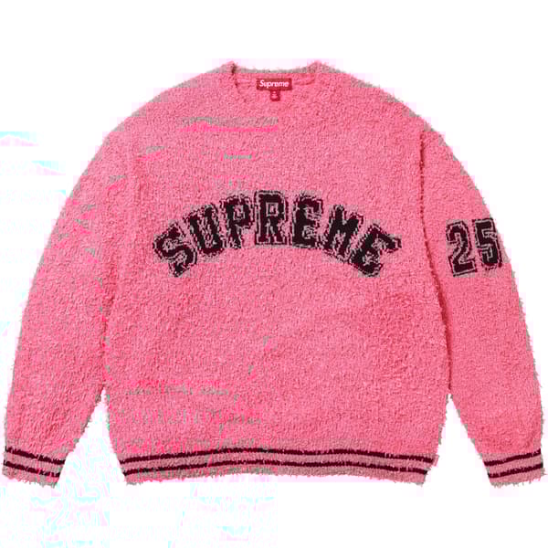 Supreme Textured Arc Sweater - Pink (front)