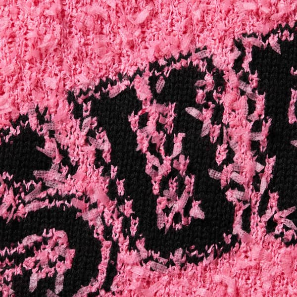 Supreme Textured Arc Sweater - Pink (front)
