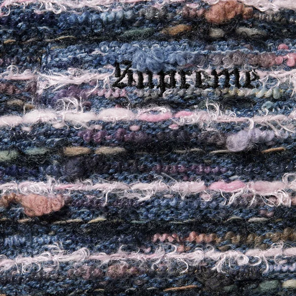 Supreme Textured Cardigan - Navy (front)