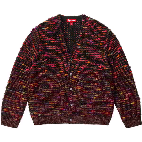 Supreme Textured Cardigan - Orange (front)