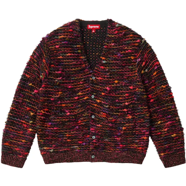 Supreme Textured Cardigan - Orange (front)