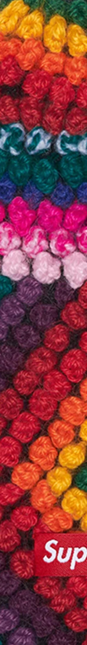 Supreme Textured Knit Beanie - Multicolor (front)