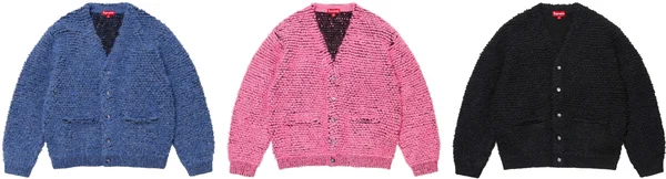 Supreme Textured Knotted Cardigan - Product Image