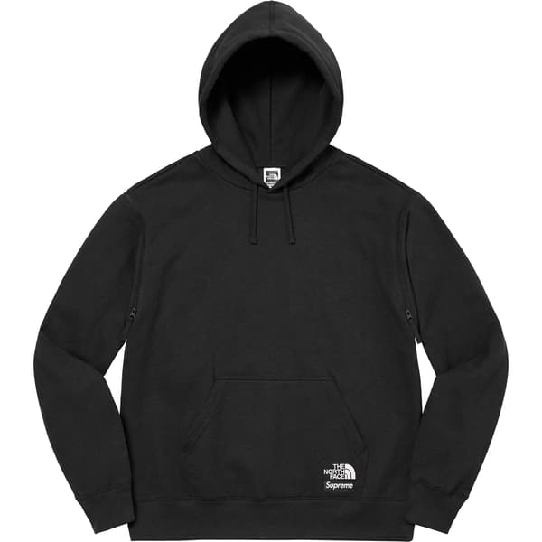 Supreme The North Face Convertible Hooded Sweatshirt - Black (front)