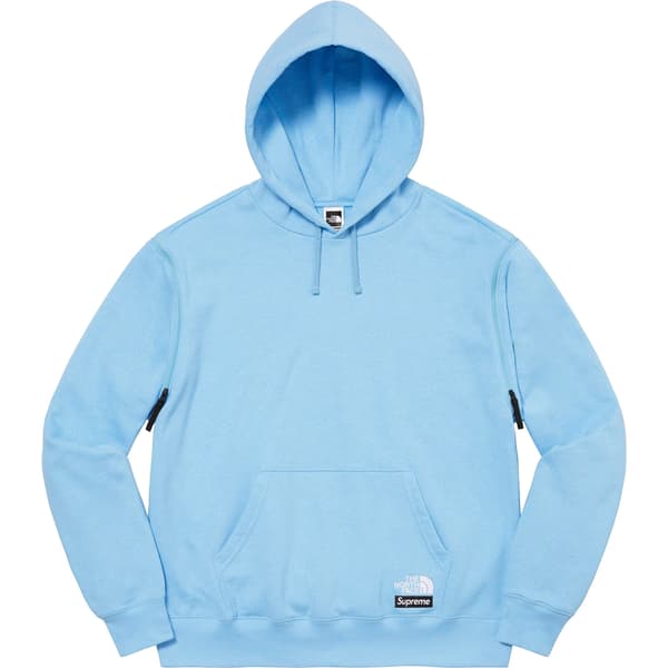 Supreme The North Face Convertible Hooded Sweatshirt - Blue (front)