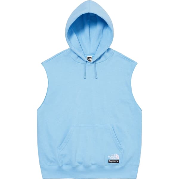Supreme The North Face Convertible Hooded Sweatshirt - Blue (front)