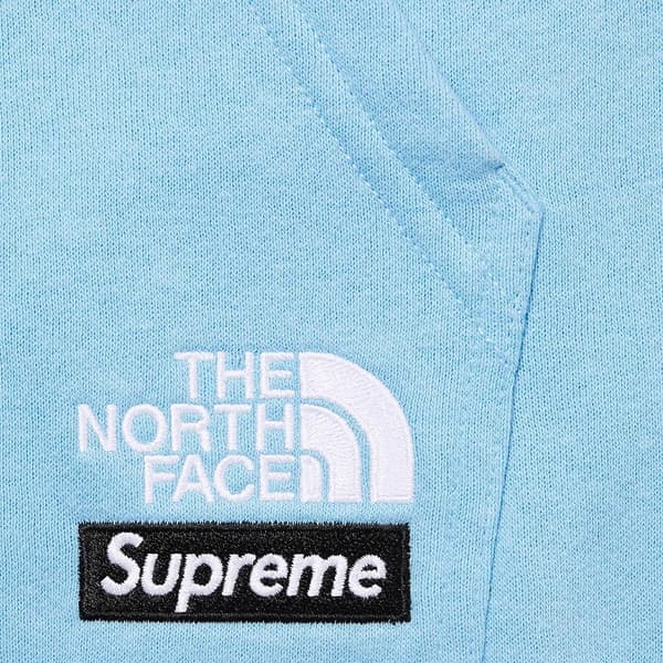 Supreme The North Face Convertible Hooded Sweatshirt - Blue (front)