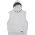 Supreme The North Face Convertible Hooded Sweatshirt - Heather Grey (front)