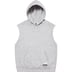 Supreme The North Face Convertible Hooded Sweatshirt - Heather Grey (front)